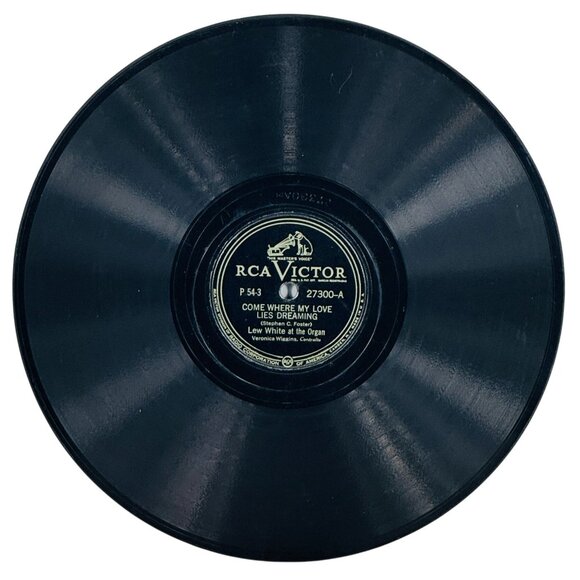 Lew White - Come Where My Love Lies Dreaming / My Old Kentucky 27300 RCA Victor - Picture 1 of 4